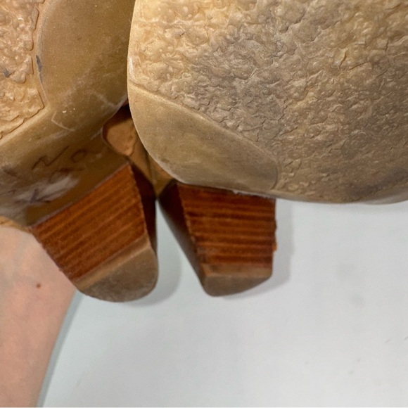 COLDWATER CREEK Western Suede Mules Clogs Size 8.5 - Picture 13 of 15